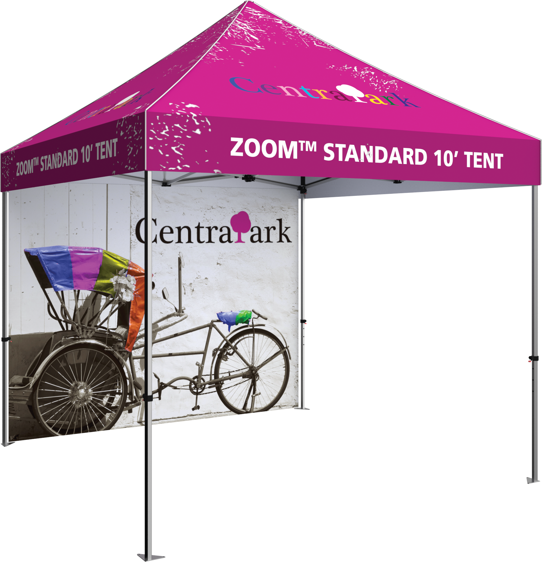 Zoom Economy and Standard 10' Popup Tent Full Wall Only